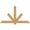 Ekena Millwork Kennewick Timber Gable Bracket, Western Red Cedar, 72"W x 42"H x 1 1/2"D x 5 1/2"F, 14/12 Pitch GBW072X42X0206KEN00SWR - alternate 1